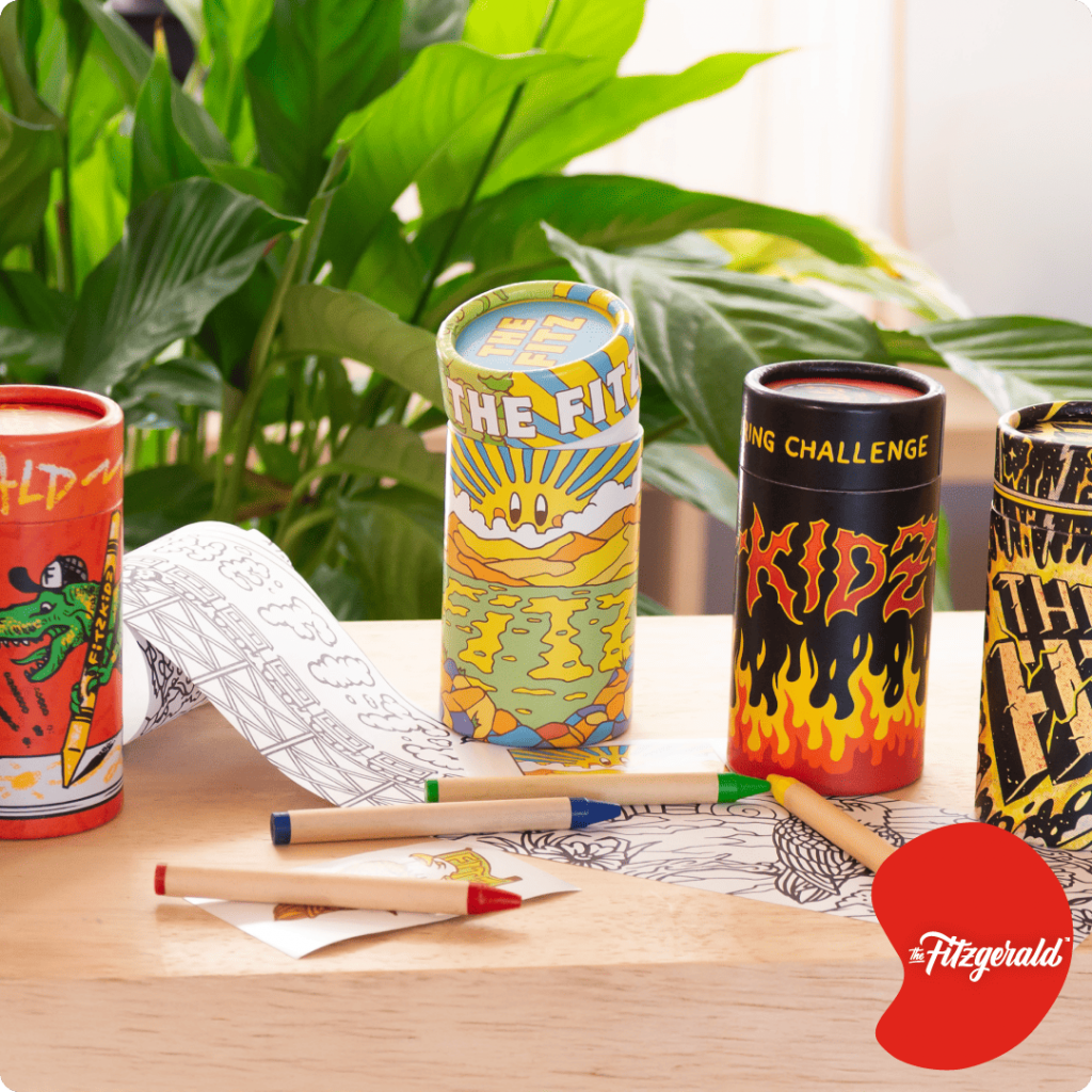 Malvorlagen und Buntstifte - Fitzgerald